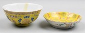 TWO CHINESE FAMILLE ROSE PIECE