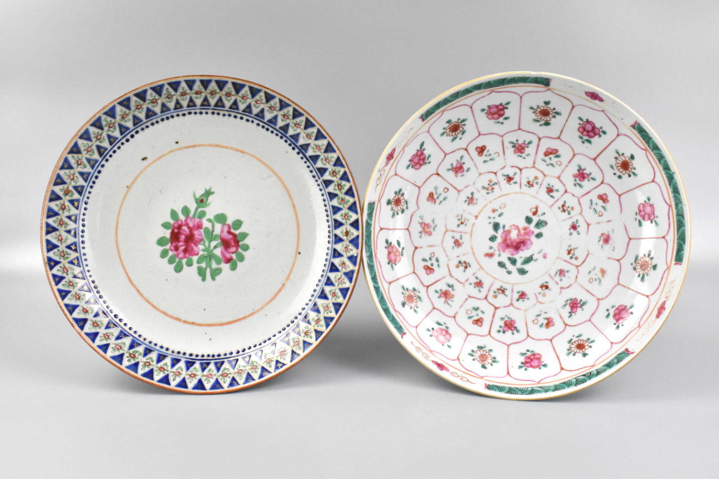TWO CHINESE FAMILLE ROSE