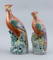 TWO CHINESE FAMILLE ROSE PORCE