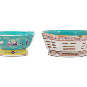 Two Chinese Famille Rose