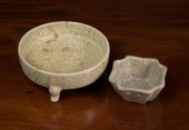 TWO CHINESE GE WARE BOWLSTWO C