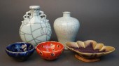 TWO CHINESE GUAN-TYPE VASES AN