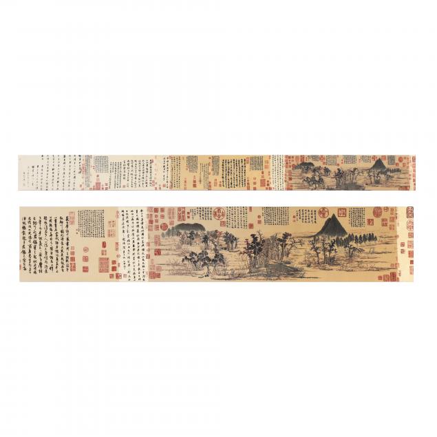 TWO CHINESE HANDSCROLLS 20th