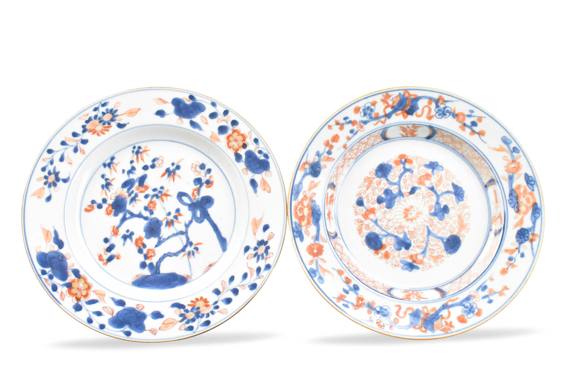 TWO CHINESE IMARI STYLE