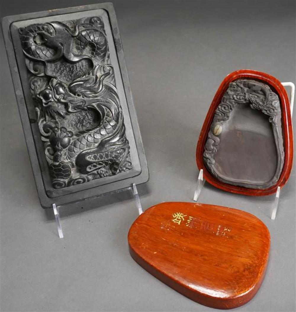 TWO CHINESE INK STONESTwo Chinese