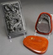 TWO CHINESE INK STONESTwo Chin