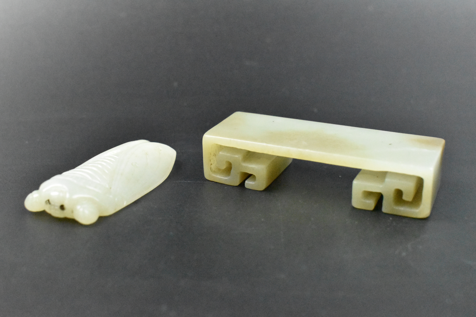 TWO CHINESE JADE ARTICLES, INK