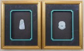 TWO CHINESE JADE PENDANTS IN S