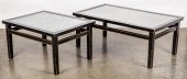 TWO CHINESE LACQUER TABLESTwo