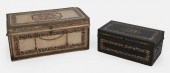 TWO CHINESE LIFT-TOP TRUNKS 19