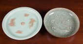 TWO CHINESE LONGQUAN CELADON P