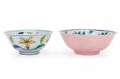 TWO CHINESE MING STYLE DOUCAI