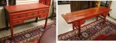 TWO CHINESE MING-STYLE TABLES