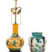 Two Chinese Molded Porcelain V
