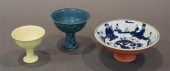 TWO CHINESE MONOCHROME GLAZE S