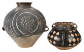 TWO CHINESE NEOLITHIC PAINTED