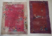 TWO CHINESE NICHOLS RUGSTwo Ch