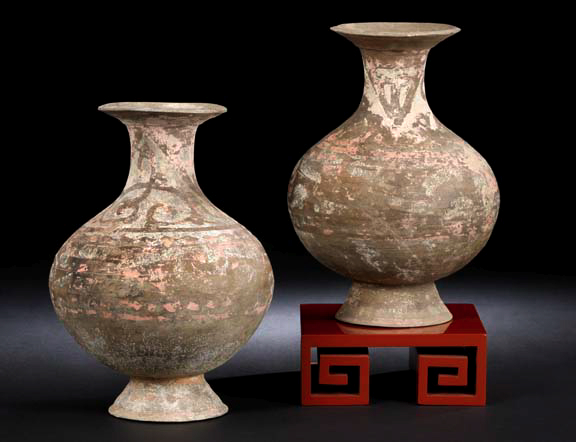 Two Chinese Painted Pottery