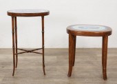 TWO CHINESE PORCELAIN DRAIN TR