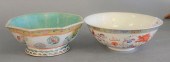 TWO CHINESE PORCELAIN FAMILLE