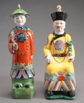 TWO CHINESE PORCELAIN FIGURES