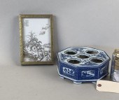 TWO CHINESE PORCELAIN ITEMScom