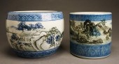 TWO CHINESE PORCELAIN JARDINIE
