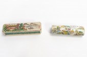 TWO CHINESE PORCELAIN LANDSCAP