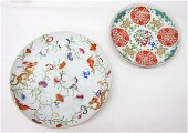 TWO CHINESE PORCELAIN LOW BOWL