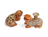 TWO CHINESE PORCELAIN MODELS O