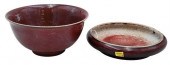 TWO CHINESE PORCELAIN SANG DE