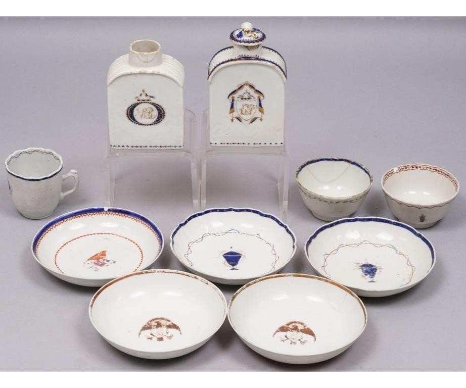 Two Chinese porcelain tea