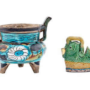 Two Chinese Porcelain Vessels
