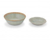 TWO CHINESE QINGBAI CERAMIC BO