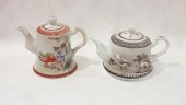 TWO CHINESE REPUBLIC TEAPOTS,