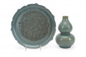 TWO CHINESE RU KILN STYLE CELA