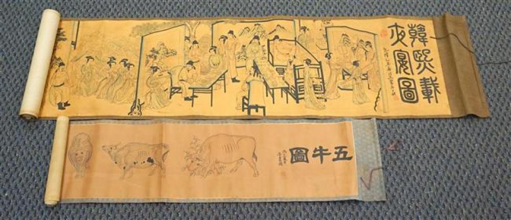 TWO CHINESE SCROLLSTwo Chinese