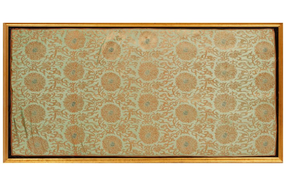 TWO CHINESE SILK BROCADE