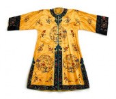 Two Chinese silk embroided jac