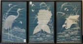 TWO CHINESE SILK EMBROIDERIES