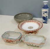 TWO CHINESE SMALL JARDINIERES,