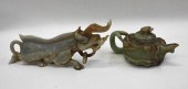 TWO CHINESE STONE SCULPTURES: