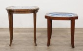 TWO CHINESE STYLE PORCELAIN DR