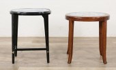 TWO CHINESE STYLE PORCELAIN DR