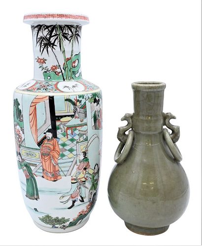 TWO CHINESE VASES, TO INCLUDE A