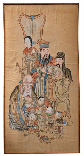 TWO CHINESE WATERCOLOR ON PAPER, TO