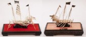 Two Chinese white metal junk b