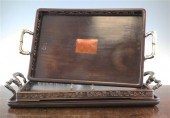 Two Chinese Zitan rectangular