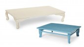 TWO CHINOISERIE COFFEE TABLEST