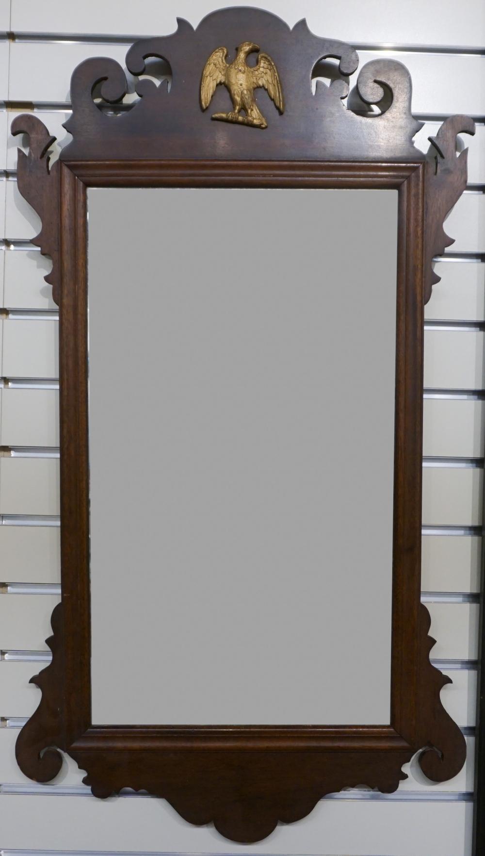 TWO CHIPPENDALE STYLE PARTIAL